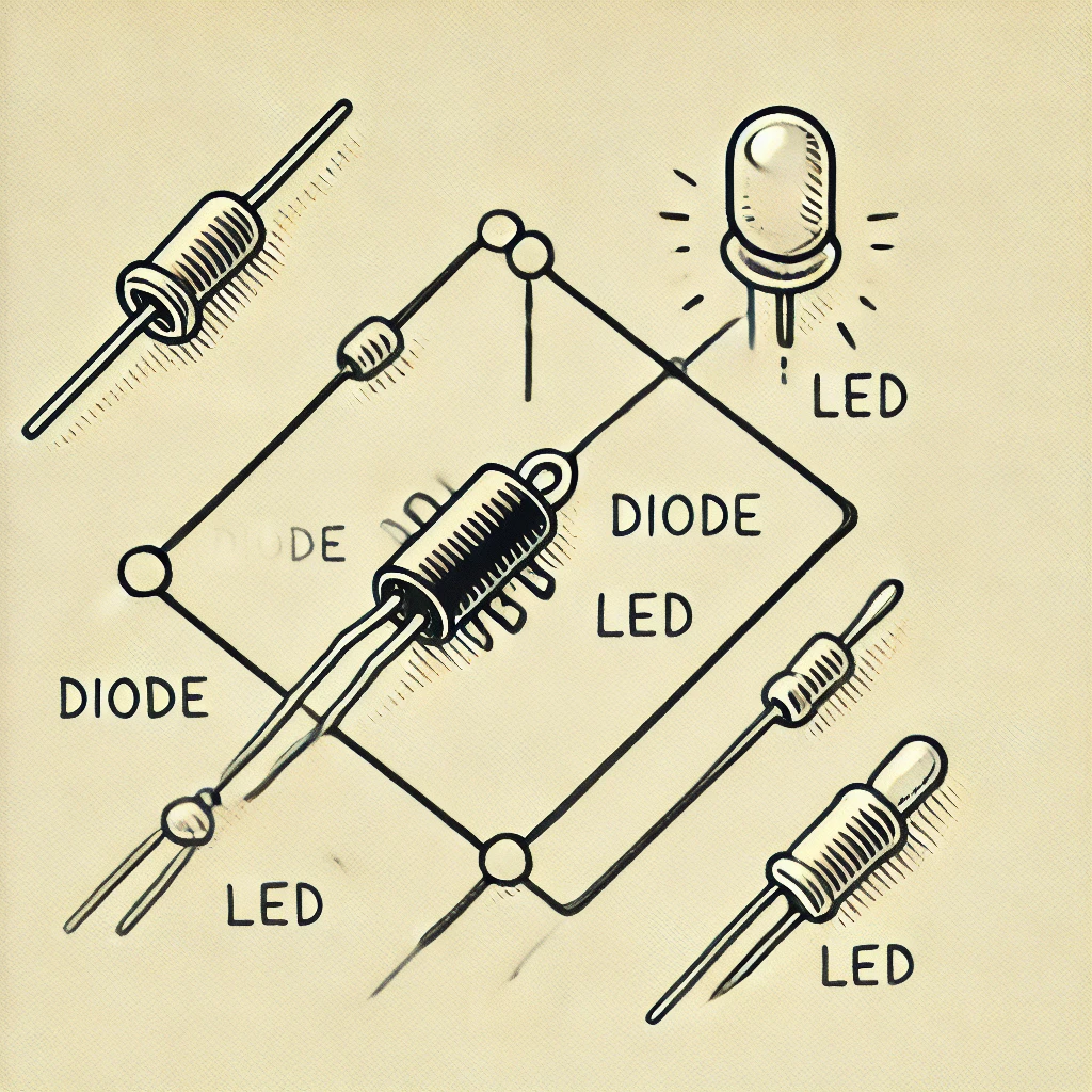 تفاوت دیود و LED 