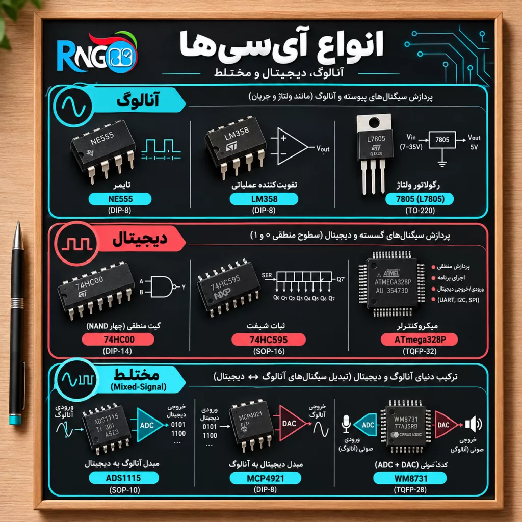 انواع آی‌سی