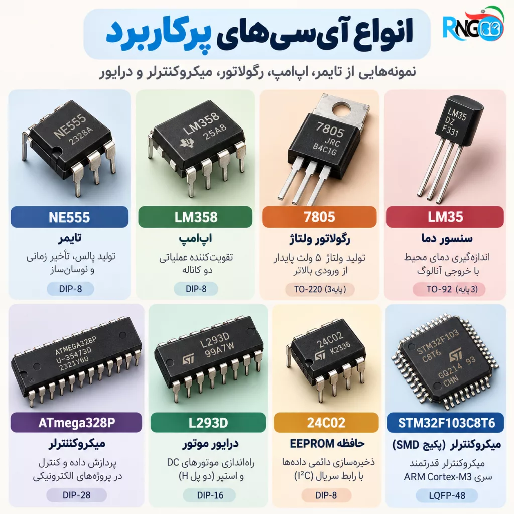 انواع آی‌سی