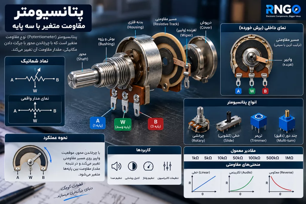 تفاوت مقاومت ثابت و مقاومت متغیر