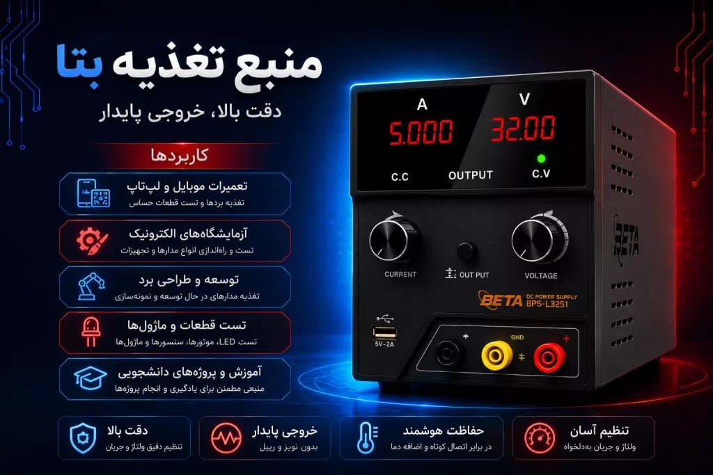 منبع تغذیه بتا